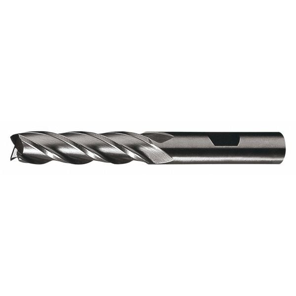 4-Flute Cobalt 8% Square Single End Multi-Flute CenterCut CTD HGC-4C Bright 1/2x1/2x3x5