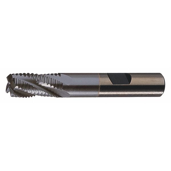 4-Flute PM+â¢ HSS-E Square CC Single Course Roughing End Mill CTD PMRC-TC TiCN 3/4x3/4x1-5/8x3-7/8