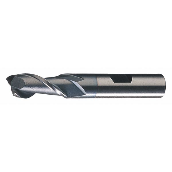 2-Flute HSS High Helix Sqaure Single End MIll Cleveland HGA-2-TC TiCN 7/8x7/8x1-7/8x4-1/8