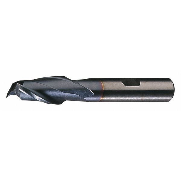 2-Flute HSS Keyway Tolerance Square Single End Mill Cleveland HG-2K-TC TiCN 5/8x5/8x1-5/16x3-3/4