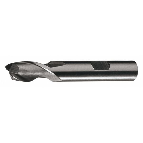 2-Flute HSS Square Single End Mill Cleveland HG-2 Bright 7/8