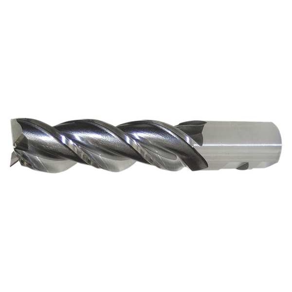 3-Flute PM+â¢ HSS-E Square CC Single High-Helix End Mill Cleveland PM-539R Bright 5/8x5/8x2-1/2x4-5/8