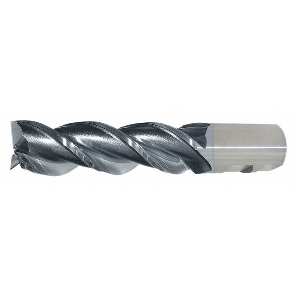 3-Flute PM+â¢ HSS-E CrnRad CC Single High-Helix EndMil CTD PM-539R-TC TiCN 3/4x3/4x1-5/8x3-7/8x0.06CR