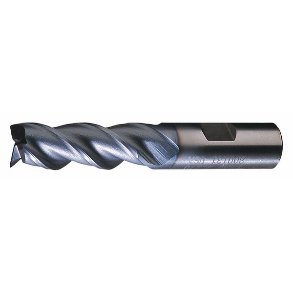 3-Flute PM+â¢ HSS-E Square CC Single Finishing End Mill Cleveland PM-3-TC TiCN 5/8x5/8x1-5/8x3-3/4