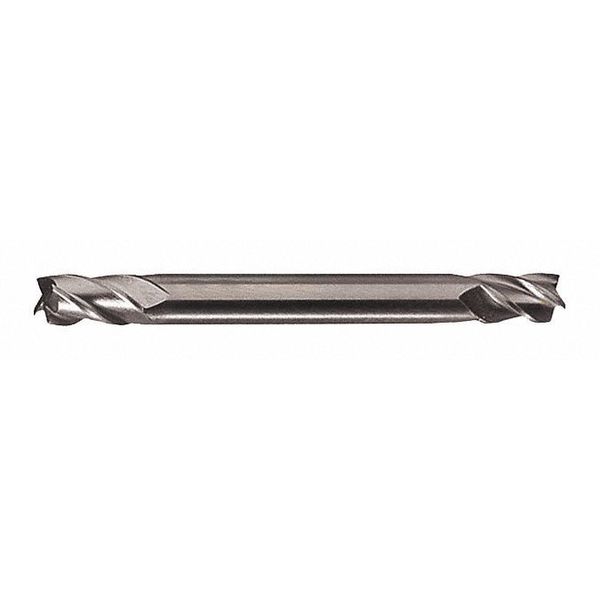 4-Flute HSS Miniature Center Cut Square Double End Mill Cleveland HMD-4 Bright 5/32x3/16x7/8x3-1/4