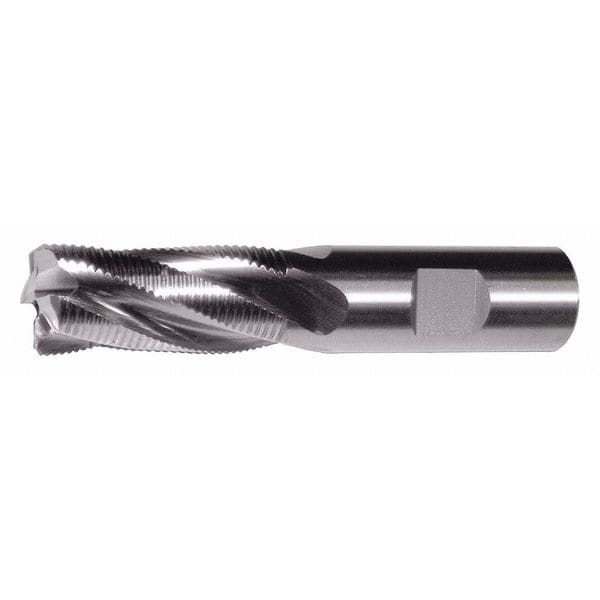 6-Flute PM+â¢ HSS-E Square CC Single Fine Roughing End Mill CTD PMRF-C Bright 1-1/4x1-1/4x3x5-1/2