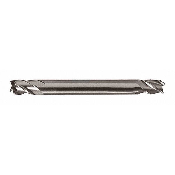 4-Flute Cobalt 8% Square Double End Center Cutting CTD HMDC-4 Bright 1/8x3/16x3/16x2