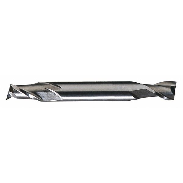2-Flute HSS Miniature Square Double End Mill Cleveland HMD-2 Bright 7/64x3/16x0.1562x2