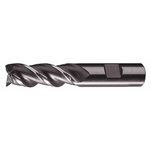 3-Flute PM+â¢ HSS-E Square CC Single Finishing End Mill Cleveland PM-3 Bright 1