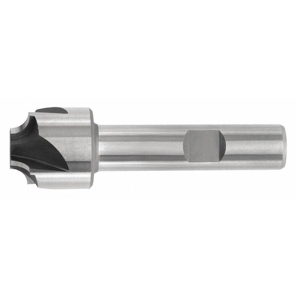 4-Flute HSS Corner Rounding End Mill Clevelland CRE Bright 1/2