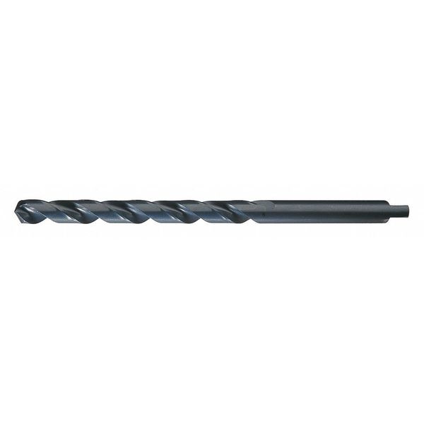 118Â° Automotive Tanged Shank Style Taper Length Drill Chicago-Latrobe 255AN Steam Oxide HSS 3/8