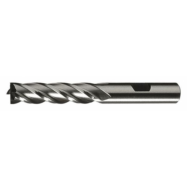 6-Flute HSS Center Cutting Square Single End MIll Cleveland HG-4C Bright 1-1/2x3/4x1-3/8x3-5/8