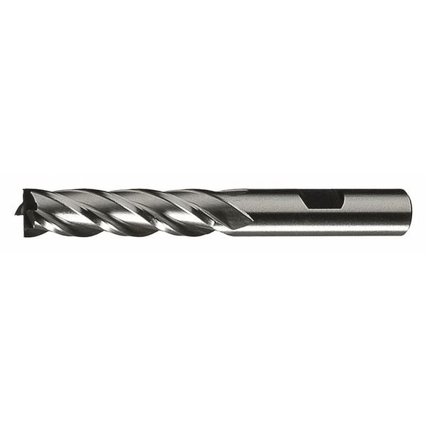 4-Flute HSS Center Cutting Square Single End MIll Cleveland HG-4C Bright 3/4x1/2x1-5/8x3-5/8