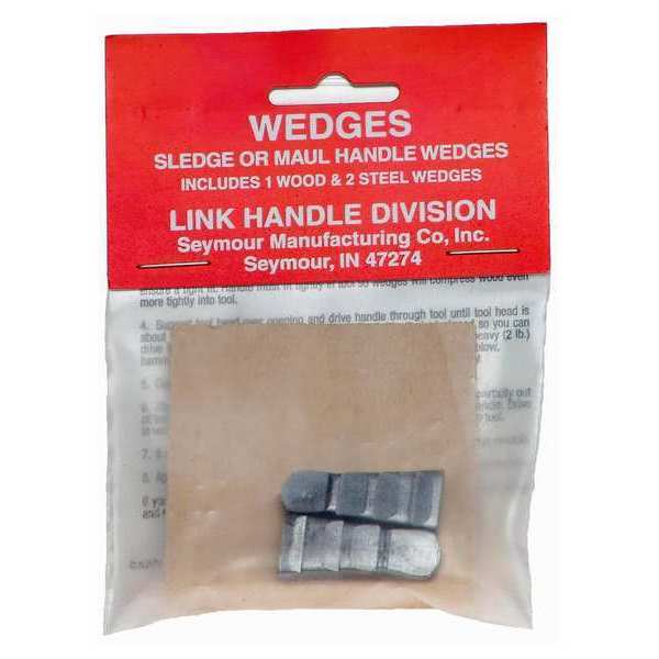 Axe Handle, 1 Wood, 2 Steel Wedges