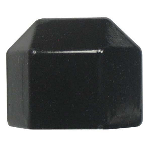 End Cap, Black, 2-1/4 x 1-3/4