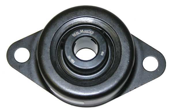 Flange Bearing, 2-Bolt, Ball, 3/4