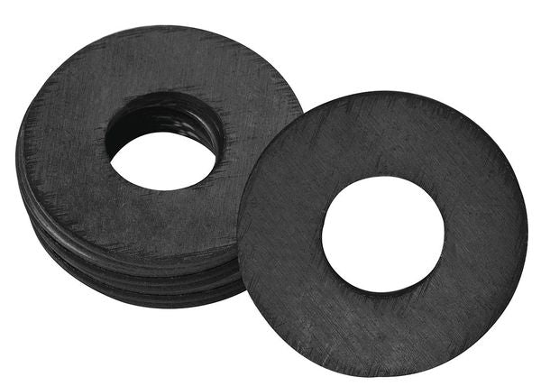 Grease Fitting Washer, 1/4 In., Black, PK25