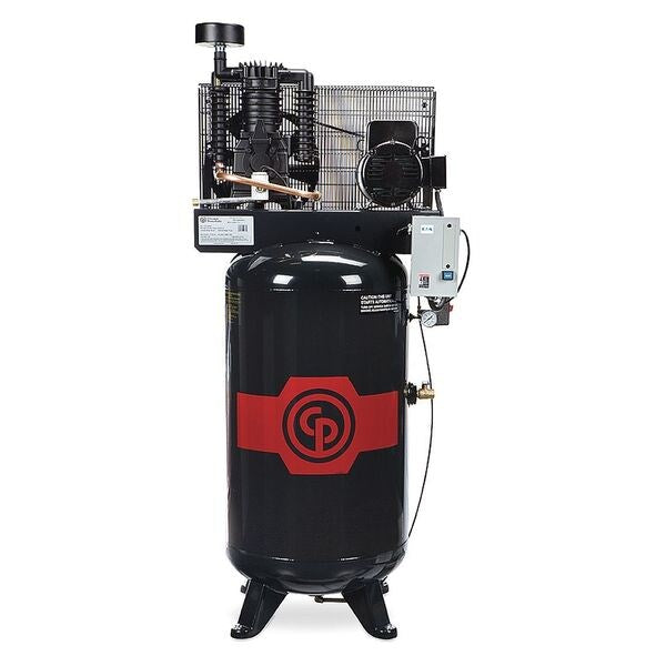 Piston Compressor, 7.5 HP, 80 gal., 230V