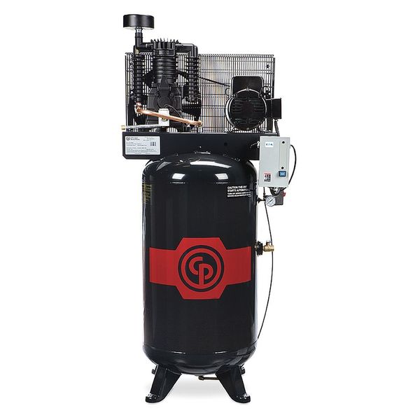 Piston Compressor, 7.5 HP, 80 gal., 460V