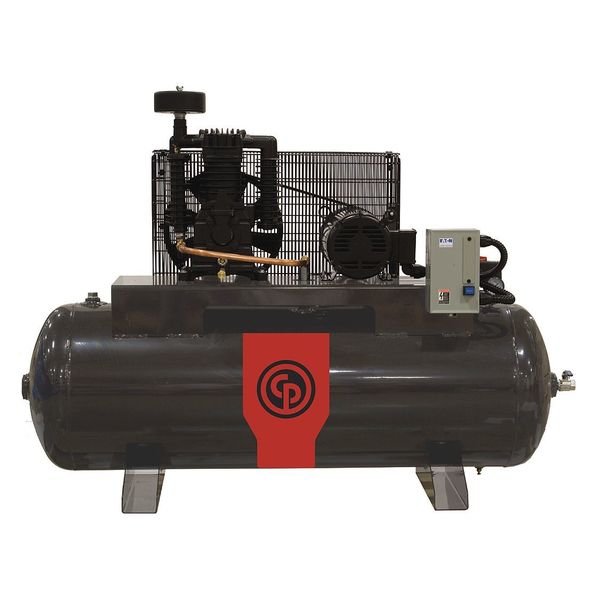 Piston Compressor, 7.5 HP, 80 gal., 230V