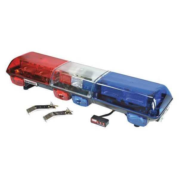 Strobe Light Bar, Blue/Red