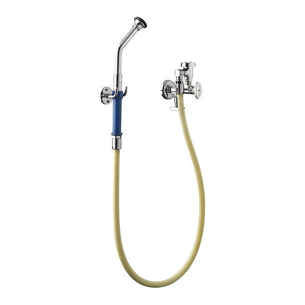 Manual, Commercial 2 Hole BEDPAN CLEANSER W/VOLUME REGULATOR & VB