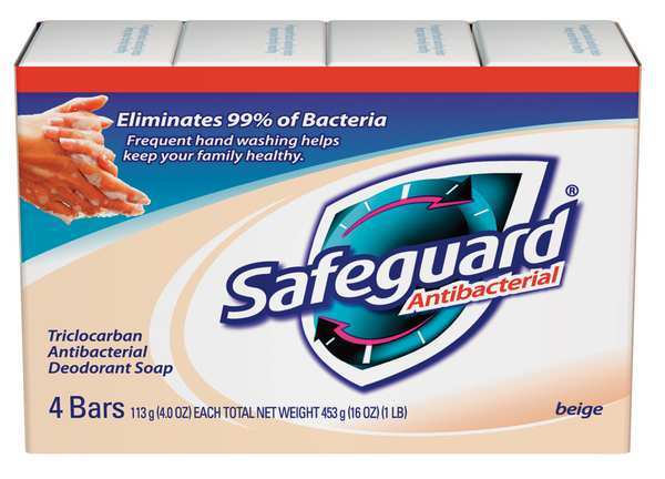 Antibacterial Bar Soap, 4 oz., PK48