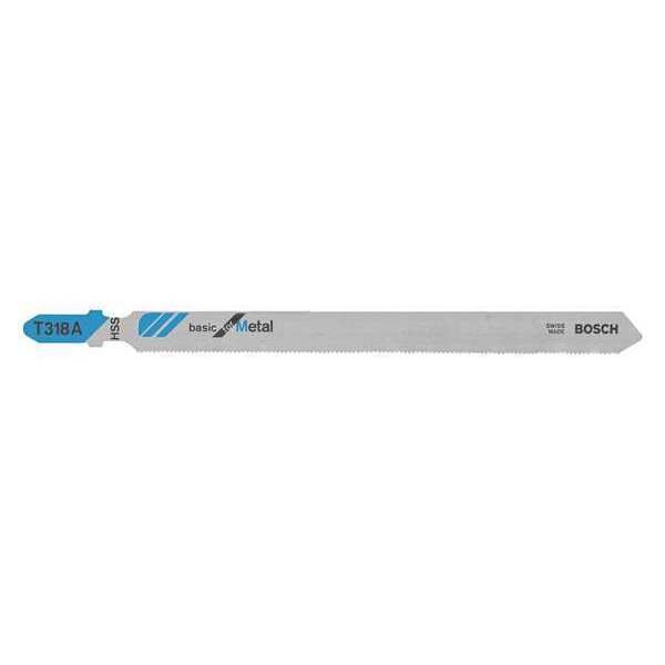 5 1/4In 24TPI HSS T-Shk Jigsaw Bld, PK100