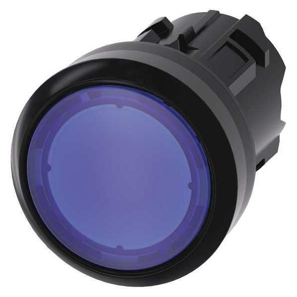 Illuminated Push Button Operator, 22 mm, Blue