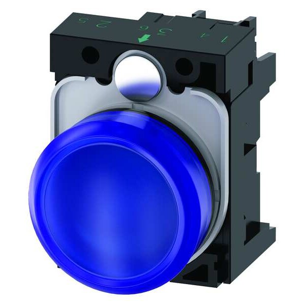 Pilot Light Complete, Round Shape, Blue