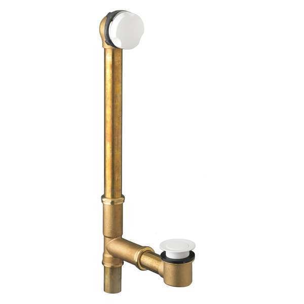 Universal Bathtub Drain, White