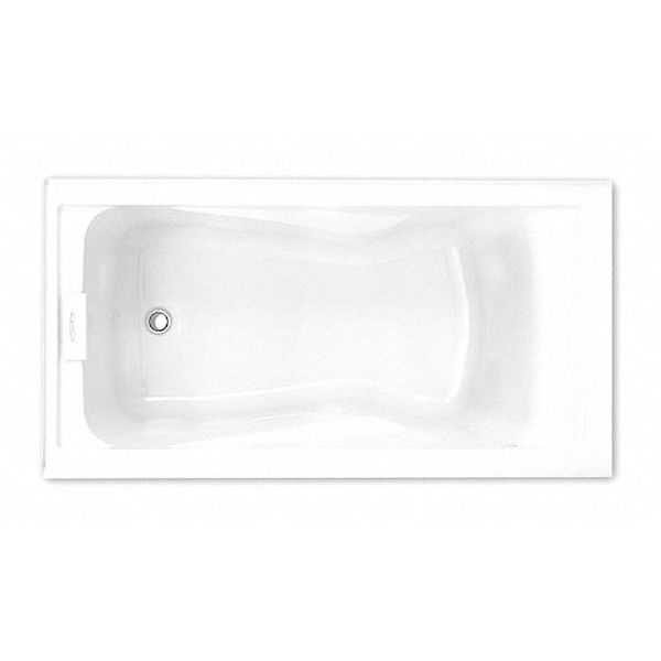 Deep Soak Bathtub, W/Apron, Lh, White