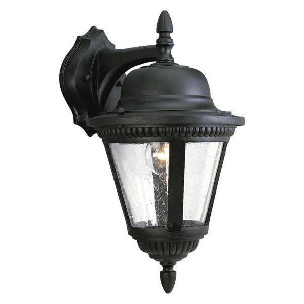 Westport 1-Light Wall Lantern, 100 W, Textured Black