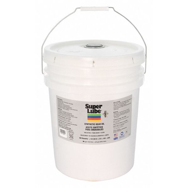 5 gal Gear Oil Pail Translucent Clear