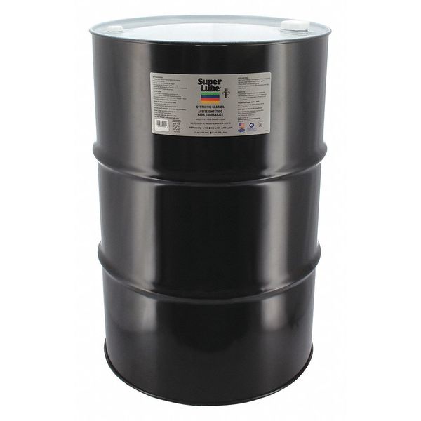 55 gal Gear Oil Drum 220 ISO Viscosity, 90 SAE, Translucent Clear