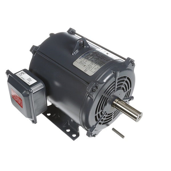 3-Phase General Purpose Motor, 5 HP, 184T Frame, 230/460V AC Voltage, 1,765 Nameplate RPM