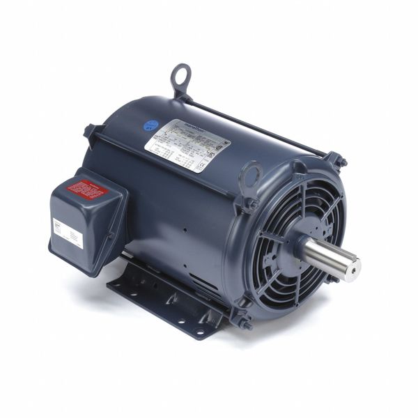 3-Phase General Purpose Motor, 15 HP, 215T Frame, 230/460V AC Voltage, 3,515 Nameplate RPM