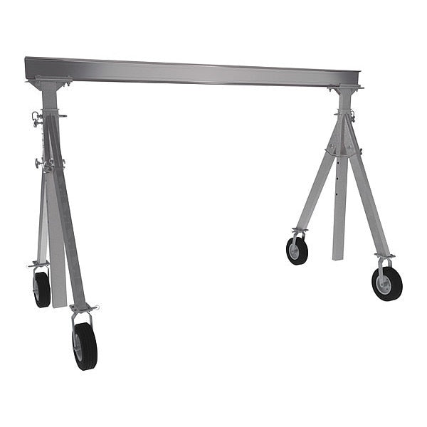 Alum Gantry Crane, Pneumatic Caster, 15x8
