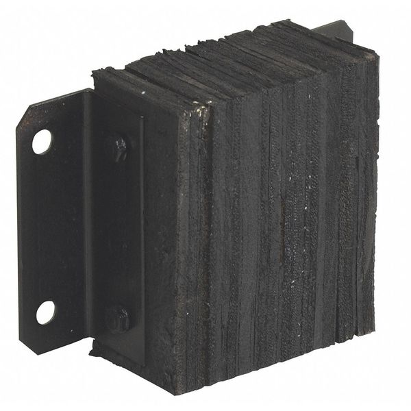 Dock Bumper, 10x4-1/2x8-1/2 In., Rubber