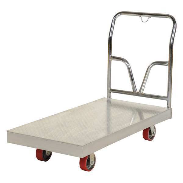 Silver Aluminum Sheet Deck Platform Truck 24 x 48