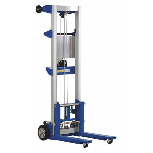 Winch Lift Truck Fixed Straddle, Load Cap. 400 lb.