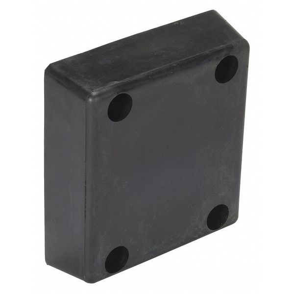 Molded, Rubber Bumper, 4 x 12 x 13