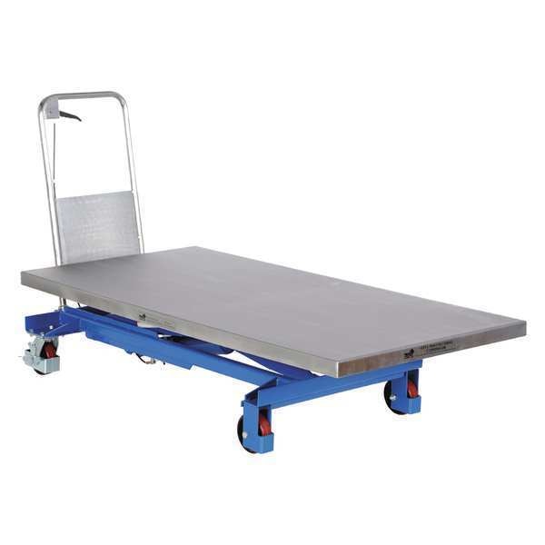 Hydraulic Single Scissor Cart, 1000 lb. Cap, 63