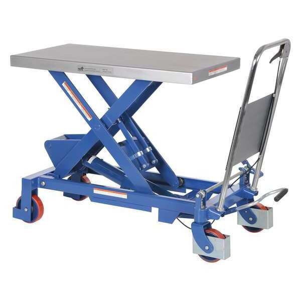 Hydraulic One Scissor Cart, 1750 lb. Cap, 20