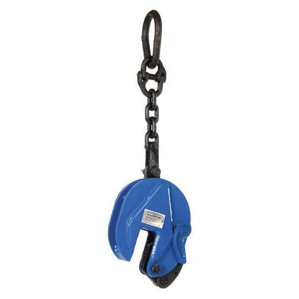 Vertical Plate Clamp With Chain, 4000 lb.