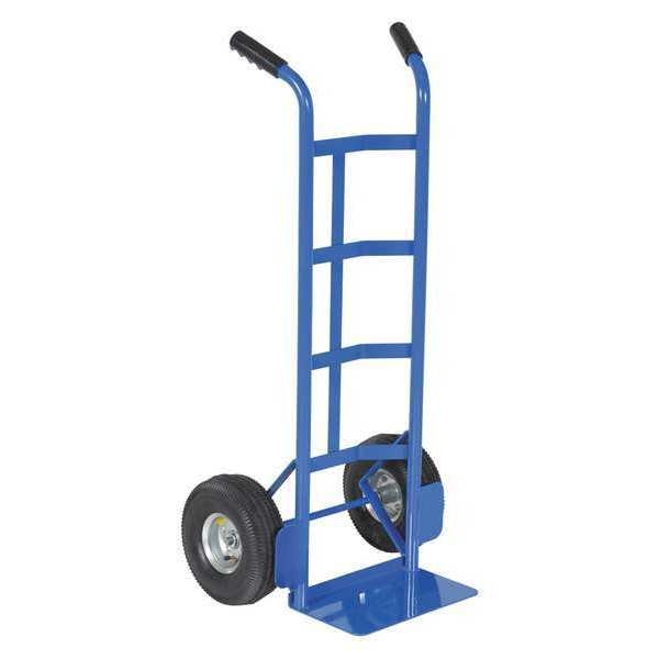 Blue Steel Dual Handle Hand Truck Pneumatic Wheel 500 lb