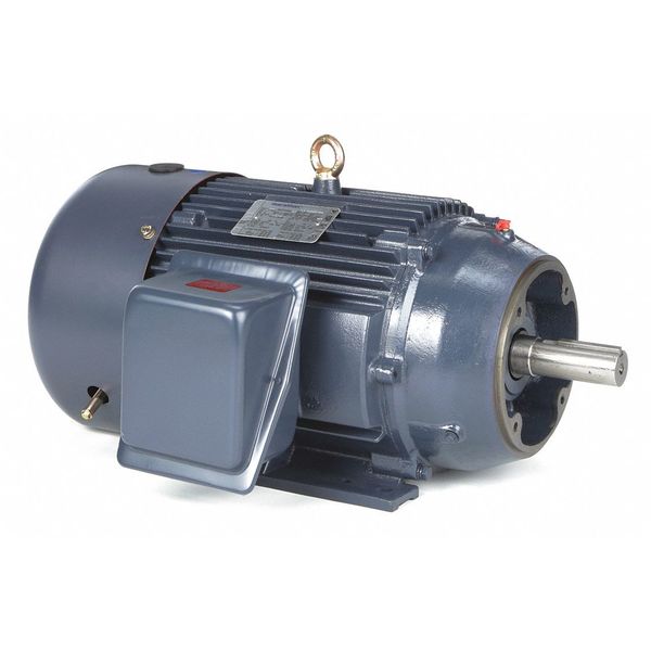 3-Phase General Purpose Motor, 20 HP, 256TC Frame, 230/460V AC Voltage, 3,540 Nameplate RPM