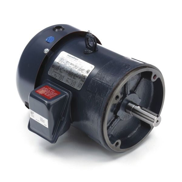 3-Phase General Purpose Motor, 3 HP, 182TC Frame, 230/460V AC Voltage, 1,762 Nameplate RPM