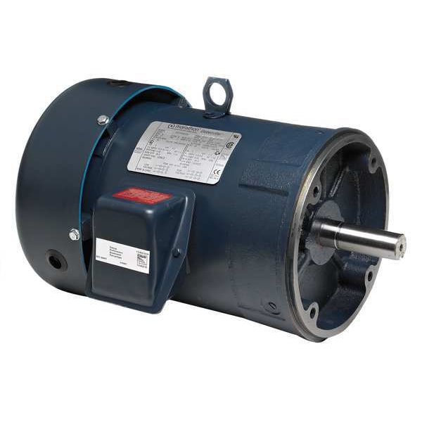 3-Phase General Purpose Motor, 2 HP, 184TC Frame, 230/460V AC Voltage, 1,173 Nameplate RPM