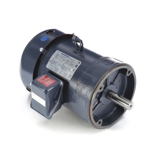 3-Phase General Purpose Motor, 5 HP, 184TC Frame, 230/460V AC Voltage, 3,525 Nameplate RPM